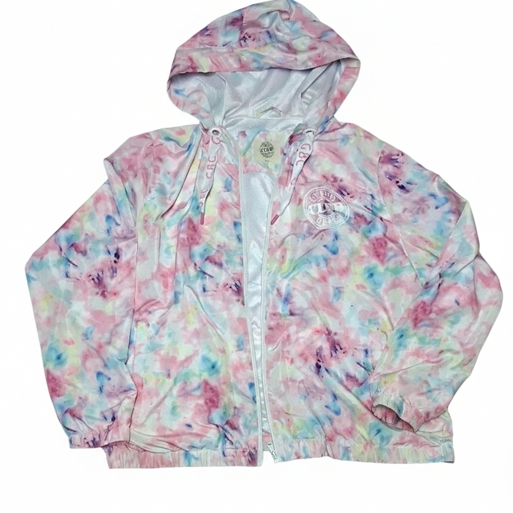 4/20$ ➡️ Grand Club Beach Tie-Dye Hooded Jacket - Picture 2 of 5